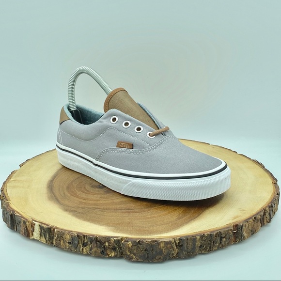 VANS ERA 59 Canvas & Leather Frost Gray/Acid Denim - Picture 7 of 15